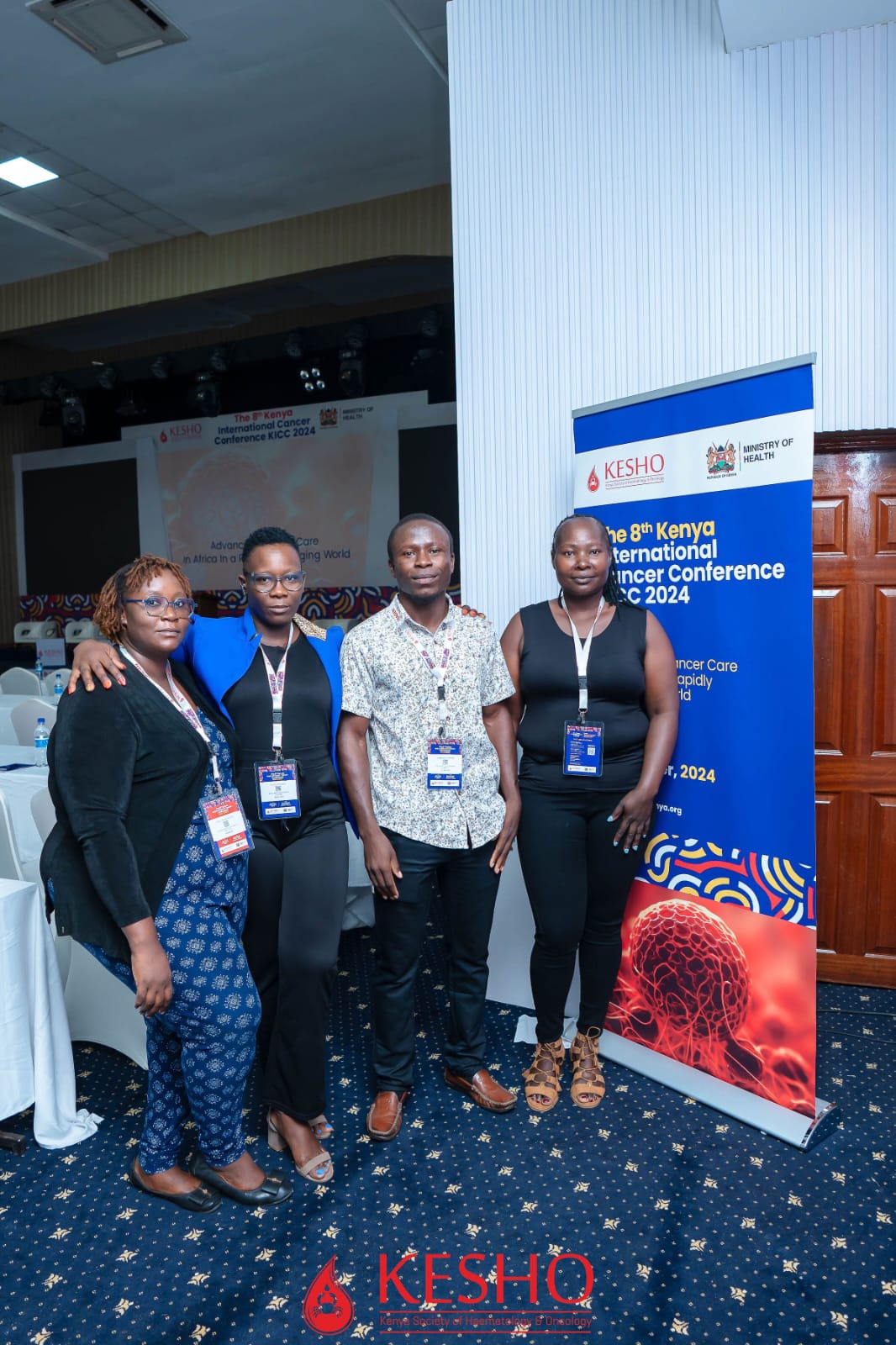 Group photo with colleagues at KESHO conference